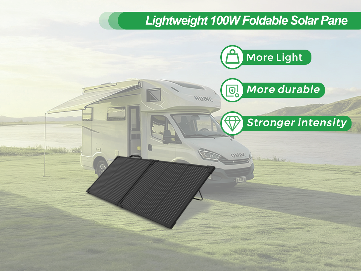 Lightweight 100W Foldable Solar Panel